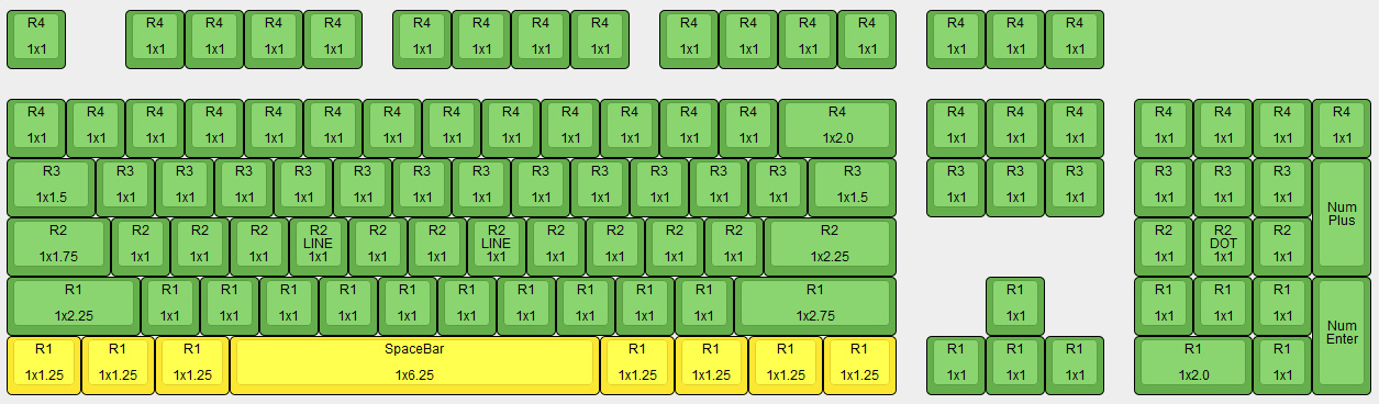 Max Keyboard Custom Color Cherry Mx Full Replacement