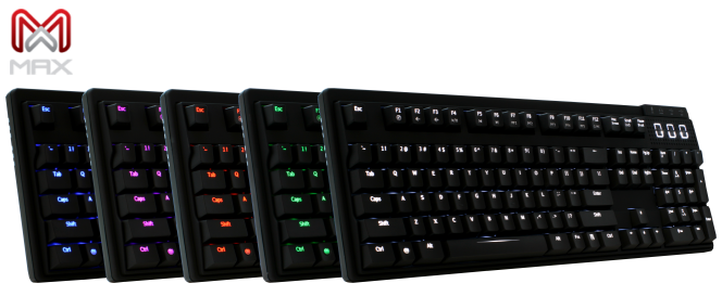 Max Keyboard Nighthawk Backlit Mechanical Keyboard