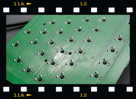 X brand uses green color pcb