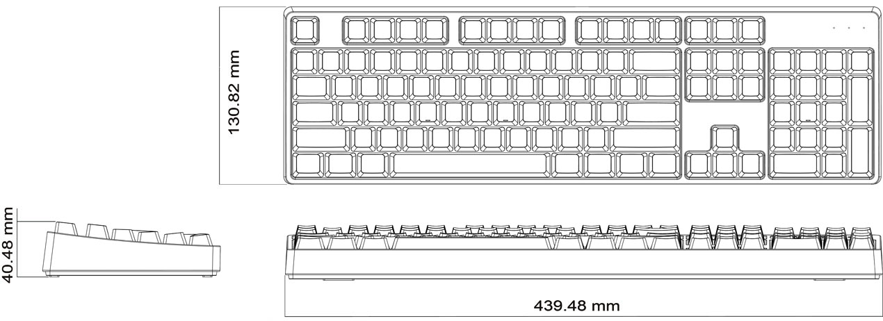 Keyboard Dimensions