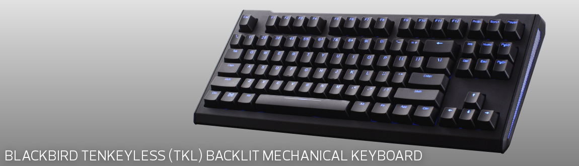 Max Keyboard Blackbird TKL Backlit Mechanical Keyboard