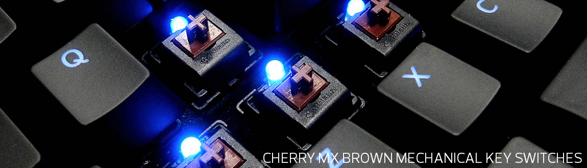 Max Keyboard Nighthawk X8 Backlit Mechanical Keyboard