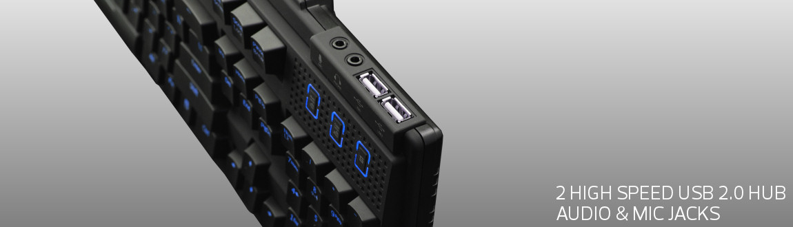 Max Keyboard Nighthawk X8 Backlit Mechanical Keyboard